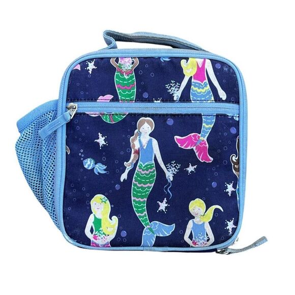 Pottery Barn Kids Navy Mermaid Mackenzie Lunchbox - Picture 1 of 6